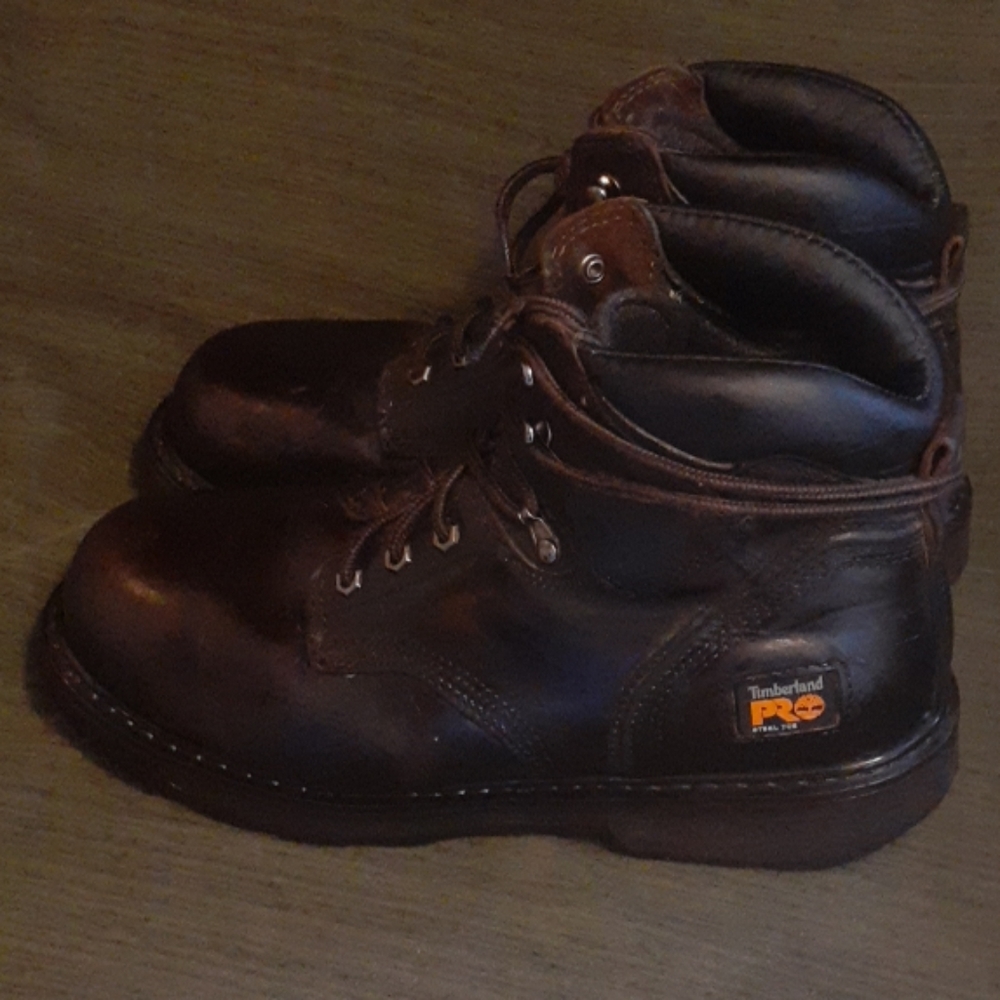 Timberland pro steel toe boots